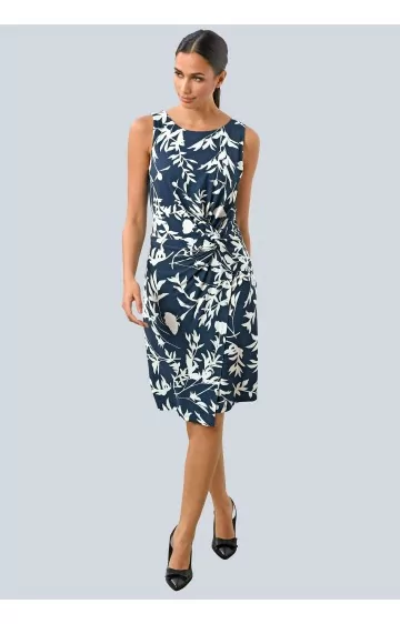 Alba Moda trikotāžas kleita ar oderējumu