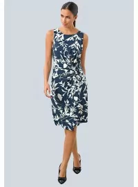 Alba Moda trikotāžas kleita ar oderējumu