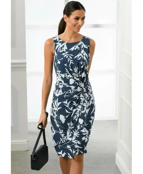 Alba Moda trikotāžas kleita ar oderējumu