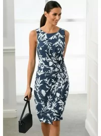 Alba Moda trikotāžas kleita ar oderējumu