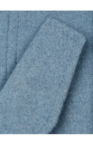 Vilnas mētelis ar kapuci MONA - 4