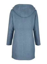 Vilnas mētelis ar kapuci MONA - 6