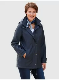 PAOLA eko ādas jaka ar kapuci