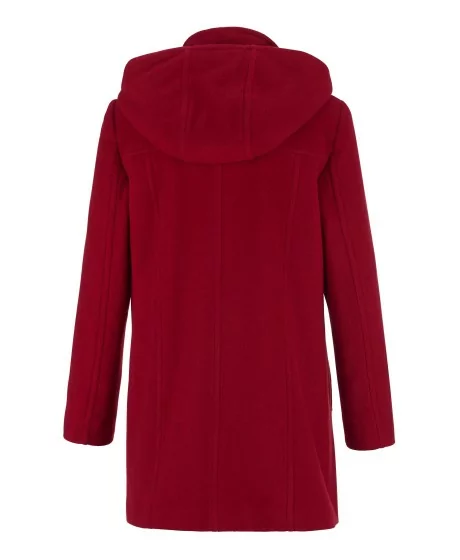 Vilnas mētelis ar kapuci MONA - 8