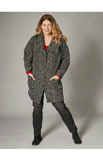 Emanuelle Vittoriano oversize īss mētelis - 1