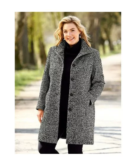 M.Collection klasiskais mētelis ar īsu apkakli - 1