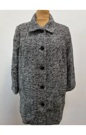 M.Collection klasiskais mētelis ar īsu apkakli - 3