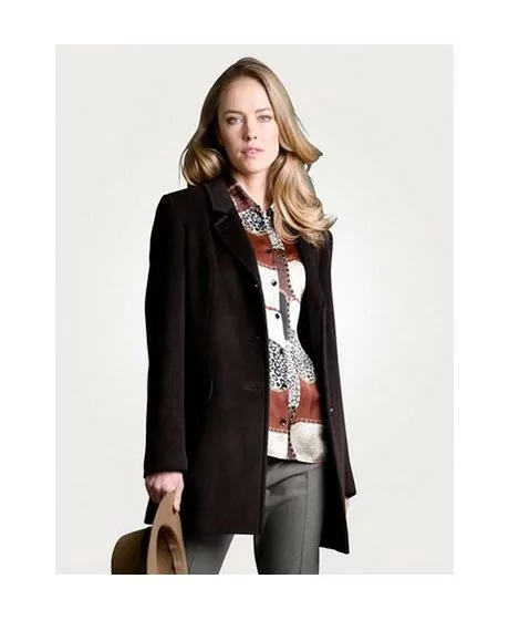 Luksusa alpakas vilnas MONA mētelis - 1