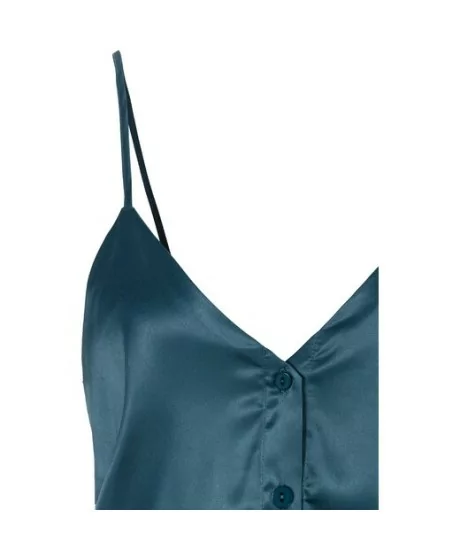 Vivance naktskrekls no spīdīga zaļa satīna