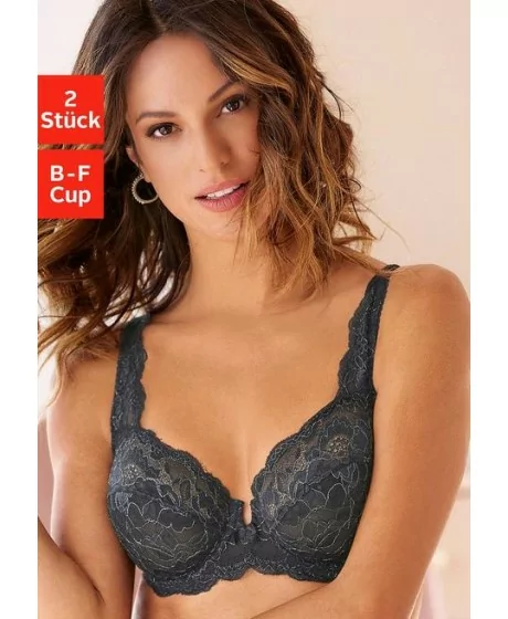 Elegants mežģīņu Petite Fleur krūšturi duets