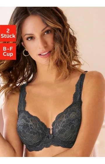 Elegants mežģīņu Petite Fleur krūšturi duets