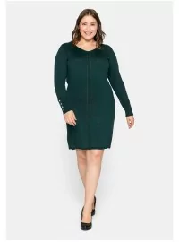 Sheego kleita no smalka adījuma Sheego kleita no smalka adījuma