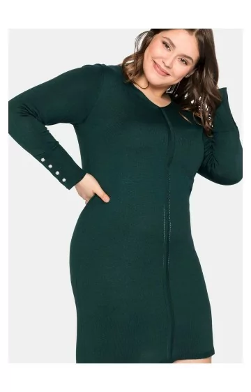 Sheego kleita no smalka adījuma Sheego kleita no smalka adījuma