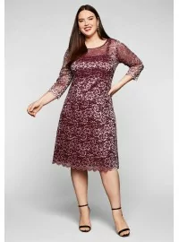 Sheego gipīra kleita barolo Sheego - 1 Sheego gipīra kleita barolo Sheego - 1