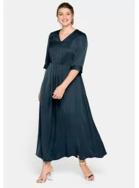 Garā okeāna krāsas Sheego kleita