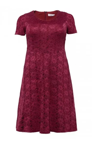 Sheego nėrinių suknelė su figūrą koreguojančiu apatiniu